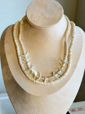 Vintage Beaded Shell Necklaces - Beach Style